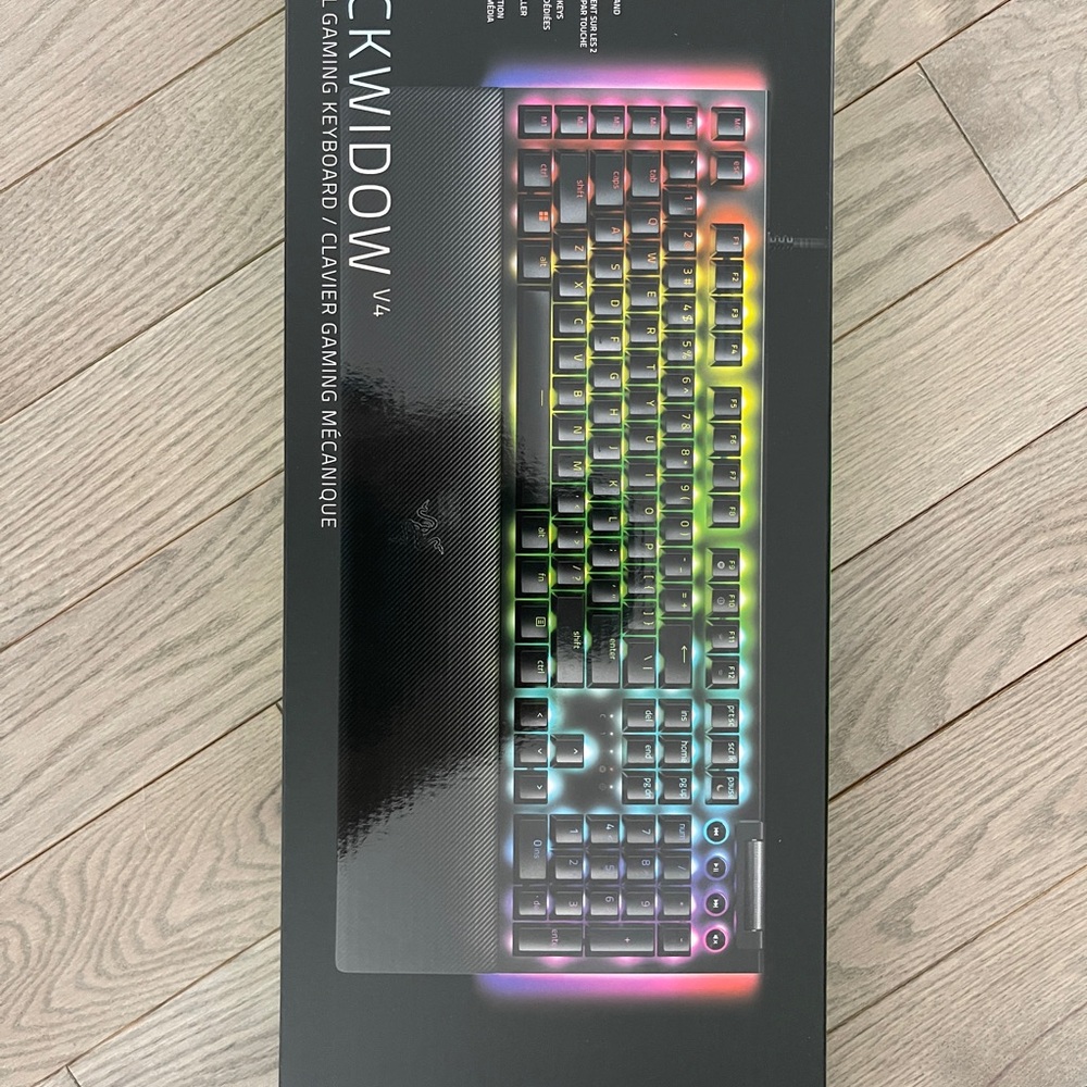 RGB Gaming Keyboard with Black Finish